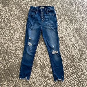 ABERCROMBIE Curve Love High Rise Super Skinny Ankle